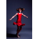 Young in Red, transformer dress with 2 skirts 