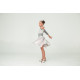 Sliver Rain transformer dress with 2 skirts