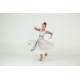 Sliver Rain transformer dress with 2 skirts