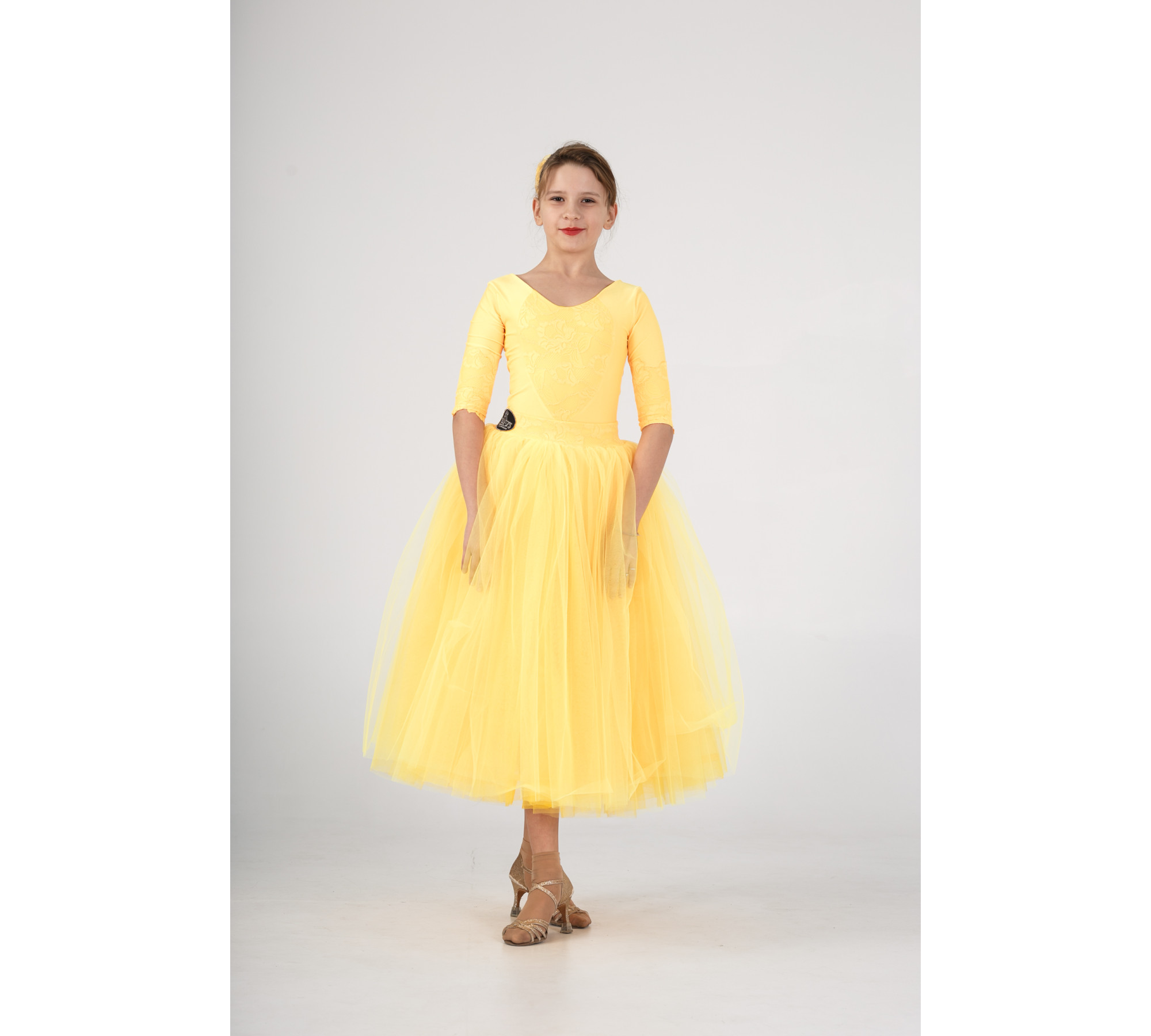 Yellow Zest – Transformer Ballroom Dress with 2 Skirts