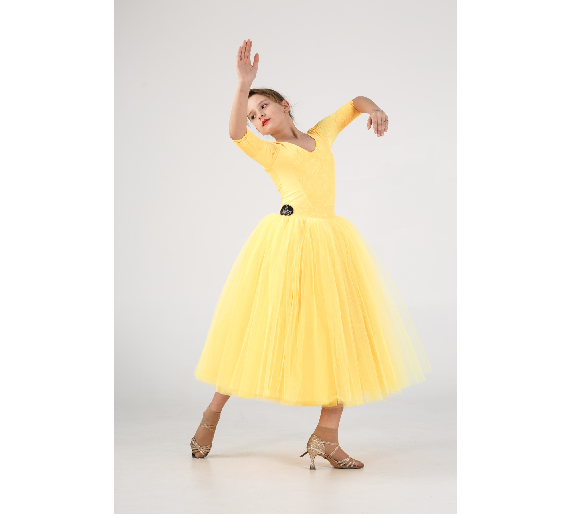 Yellow Zest – Transformer Ballroom Dress with 2 Skirts
