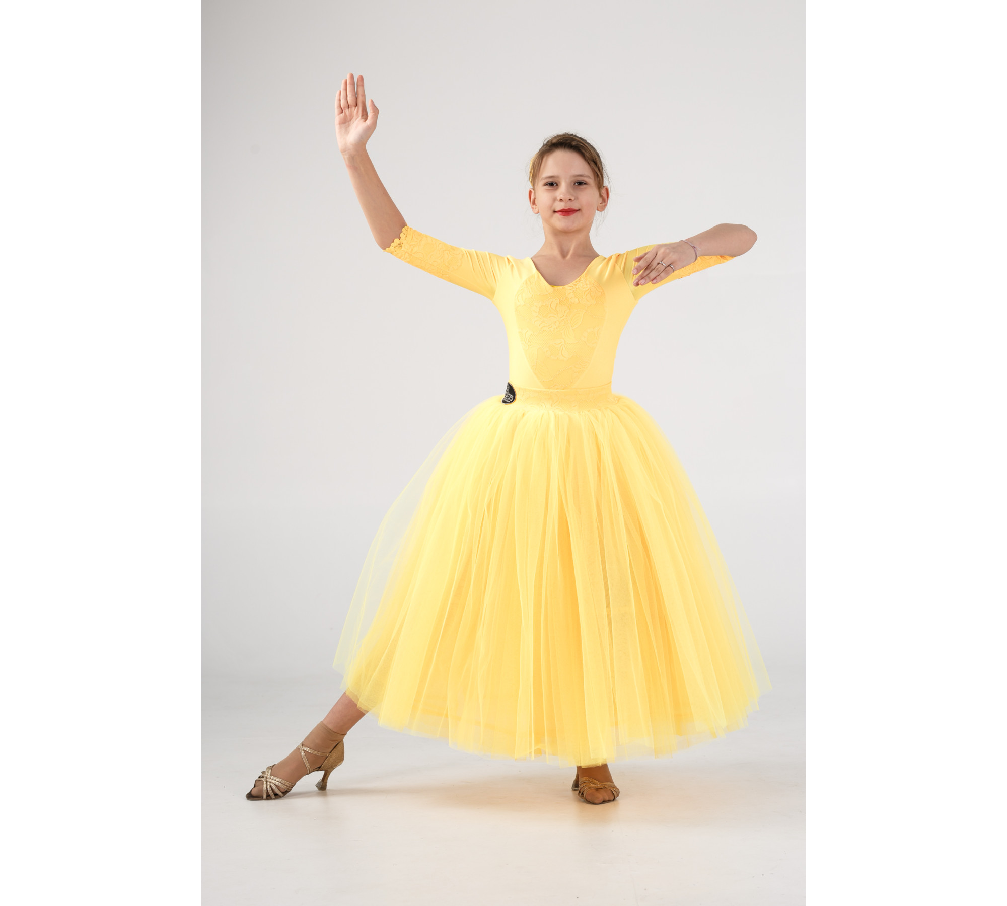 Yellow Zest – Transformer Ballroom Dress with 2 Skirts