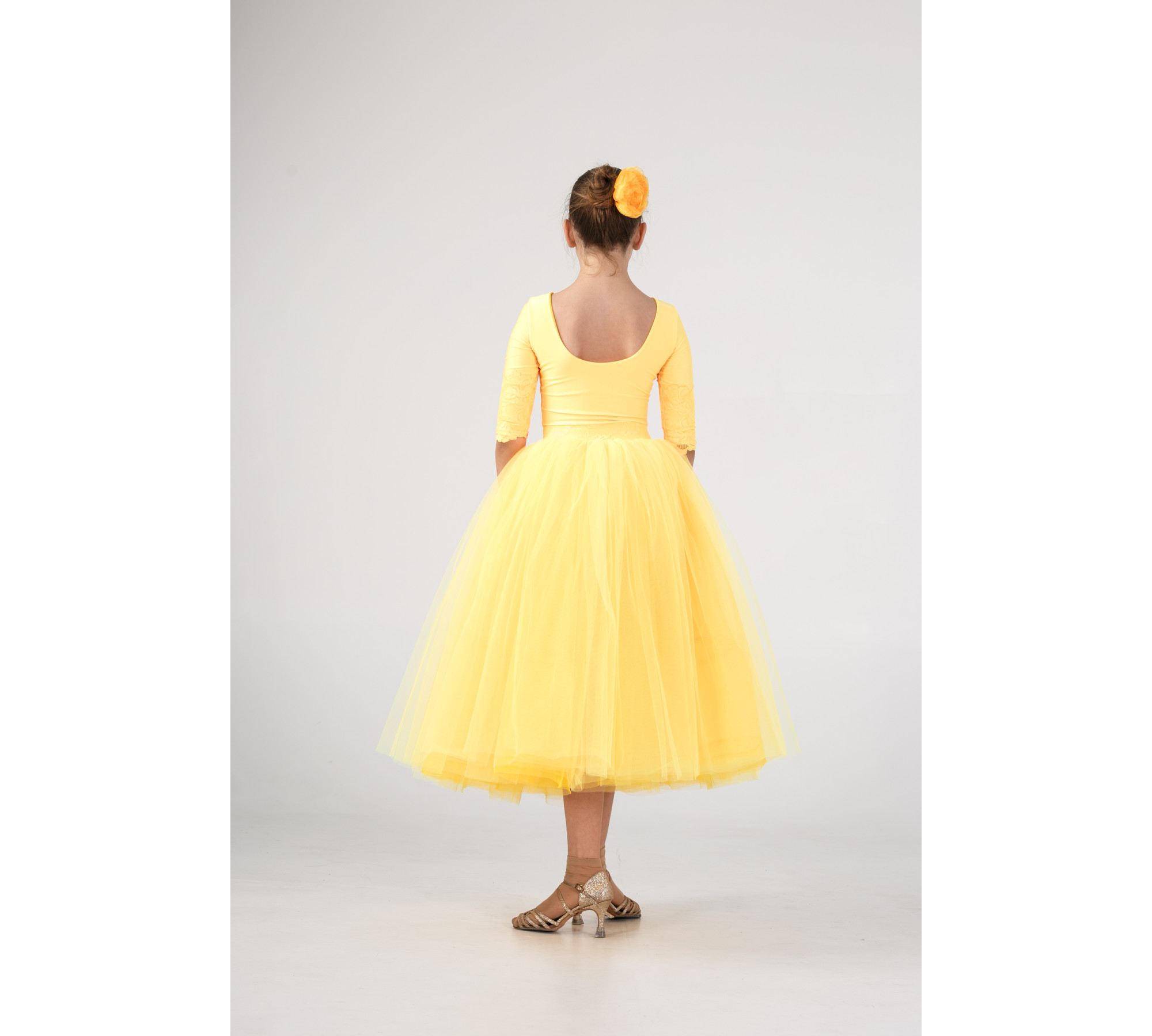 Yellow Zest – Transformer Ballroom Dress with 2 Skirts