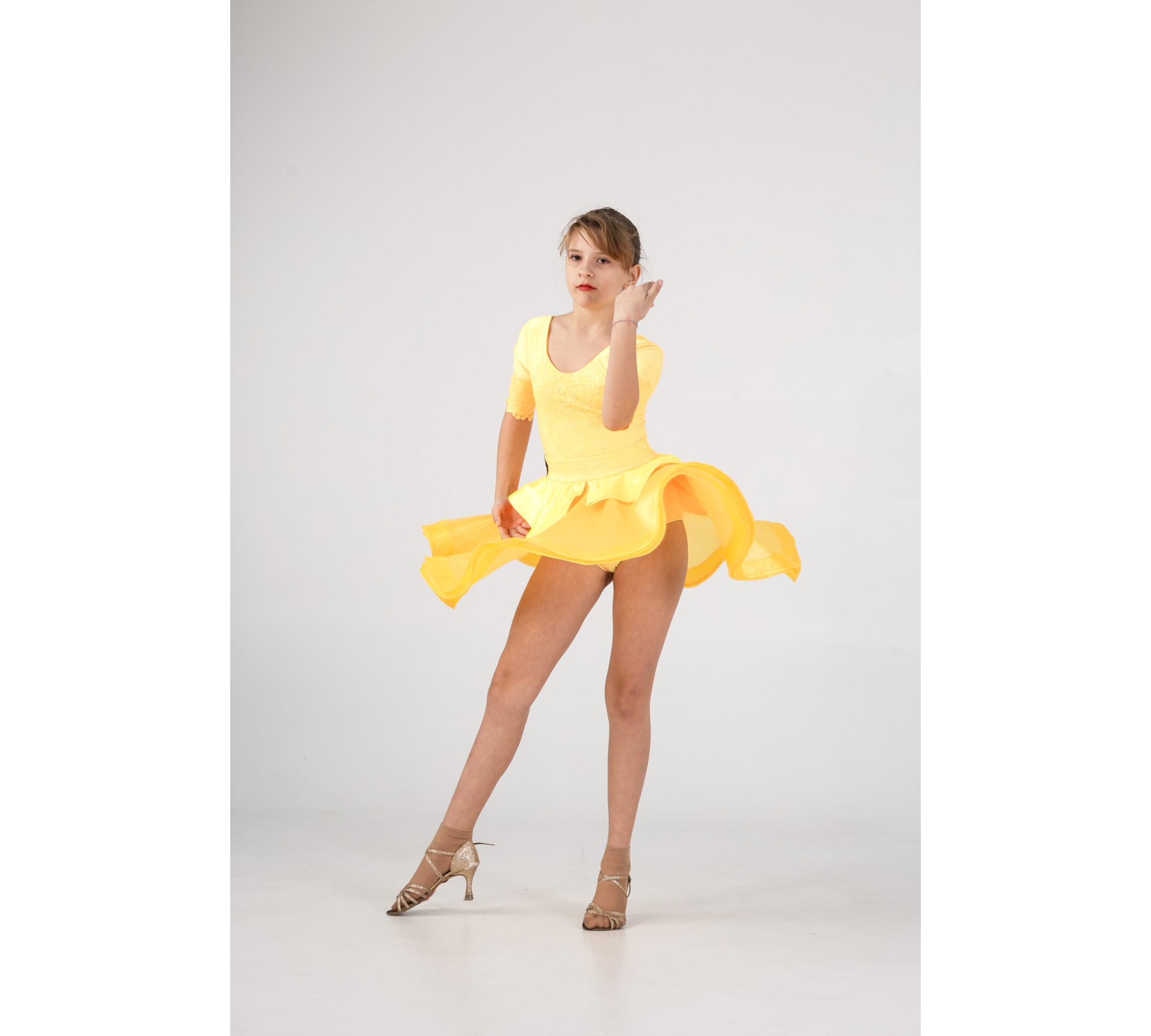 Yellow Zest – Transformer Ballroom Dress with 2 Skirts Yellow Zest – Transformer Ballroom Dress with 2 Skirts