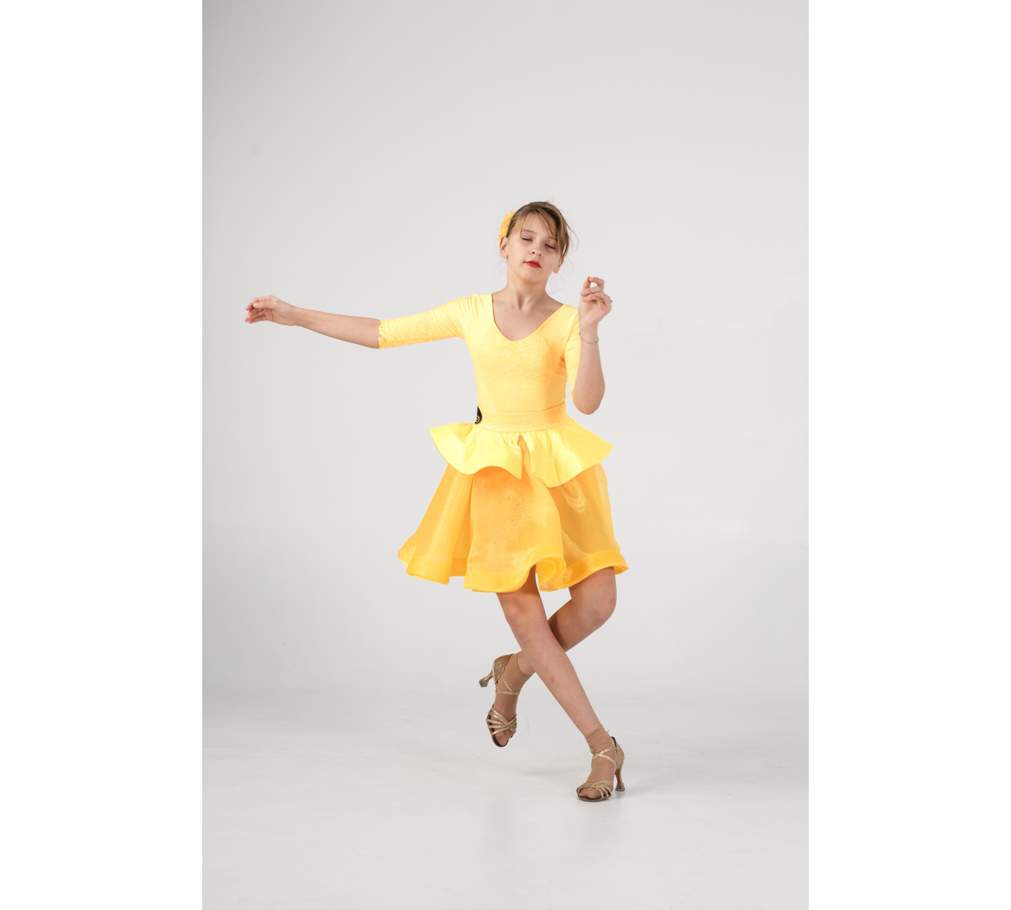 Yellow Zest – Transformer Ballroom Dress with 2 Skirts