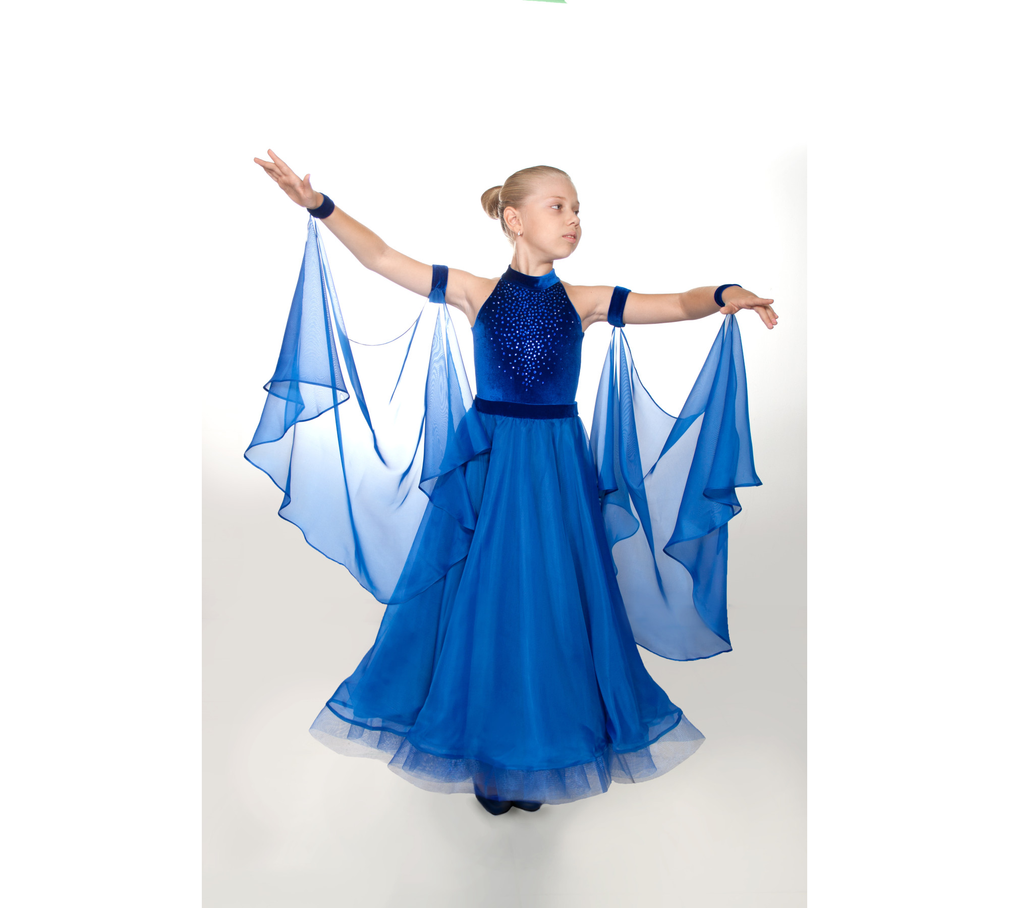 Blue Convertible Ballroom Dance Dress | Transformable Standard Competition Dress Blue Convertible Ballroom Dance Dress | Transformable Standard Competition Dress