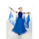 Blue Convertible Ballroom Dance Dress | Transformable Standard Competition Dress