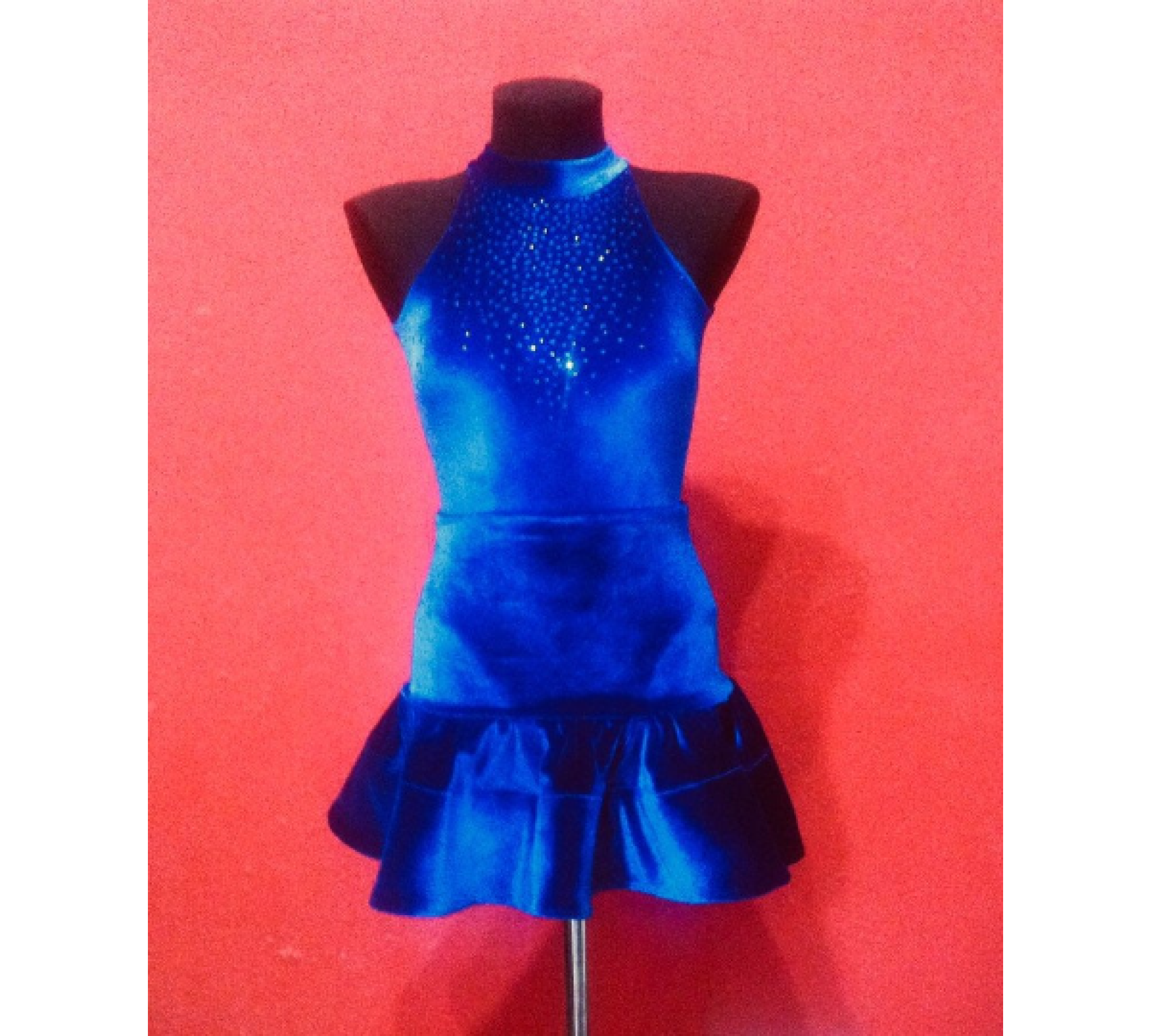 Blue Convertible Ballroom Dance Dress | Transformable Standard Competition Dress