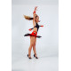 Flame Latin Dance Dress 