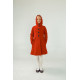 Red in Hood – Children's Red Hooded Coat