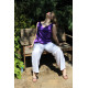  Silk Top Violett